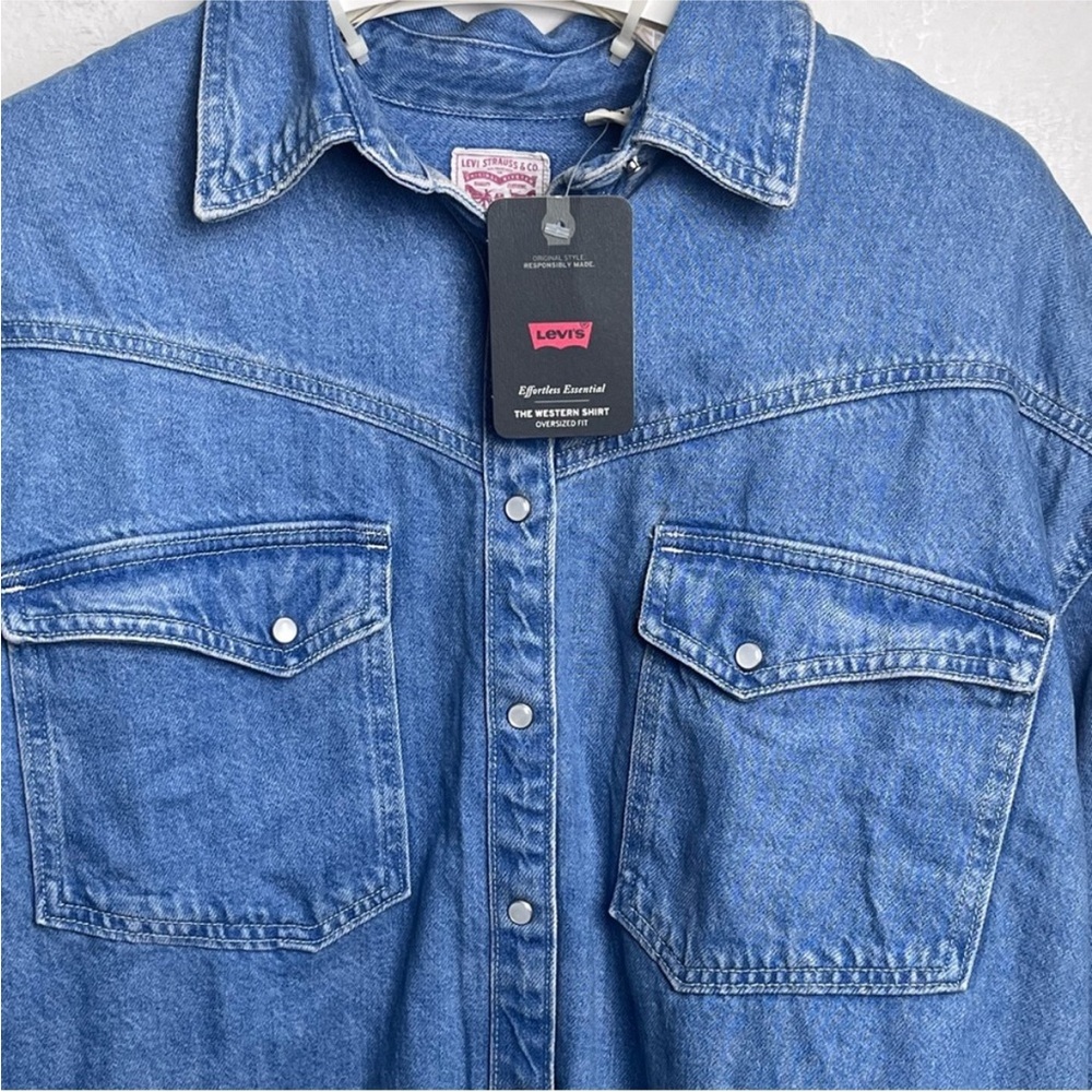 LEVI’S Dorsey Patchwork Western Shirt - Picture 11 of 15
